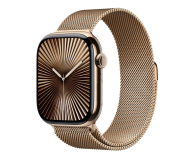Apple Watch 10 42/Złoty Tytan/Złota Bransoleta  LTE - 1278215 - zdjęcie 1